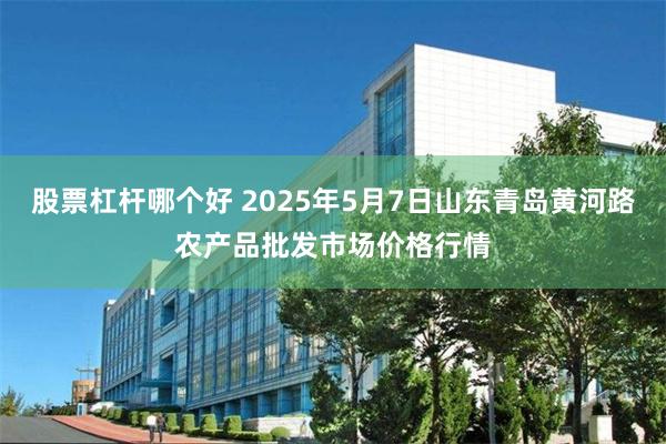 股票杠杆哪个好 2025年5月7日山东青岛黄河路农产品批发市场价格行情