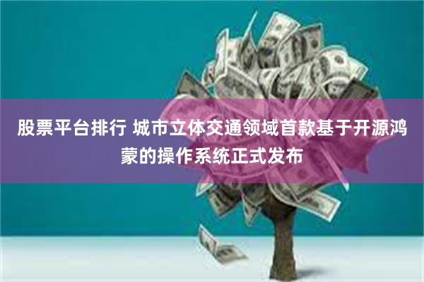 股票平台排行 城市立体交通领域首款基于开源鸿蒙的操作系统正式发布
