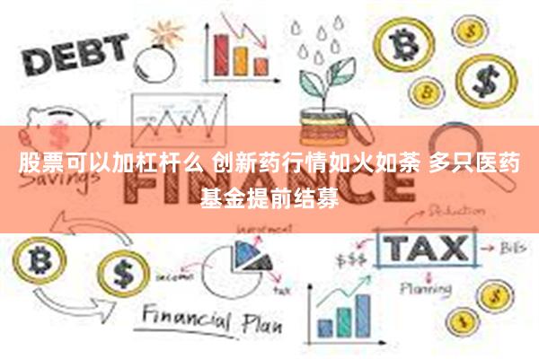 股票可以加杠杆么 创新药行情如火如荼 多只医药基金提前结募